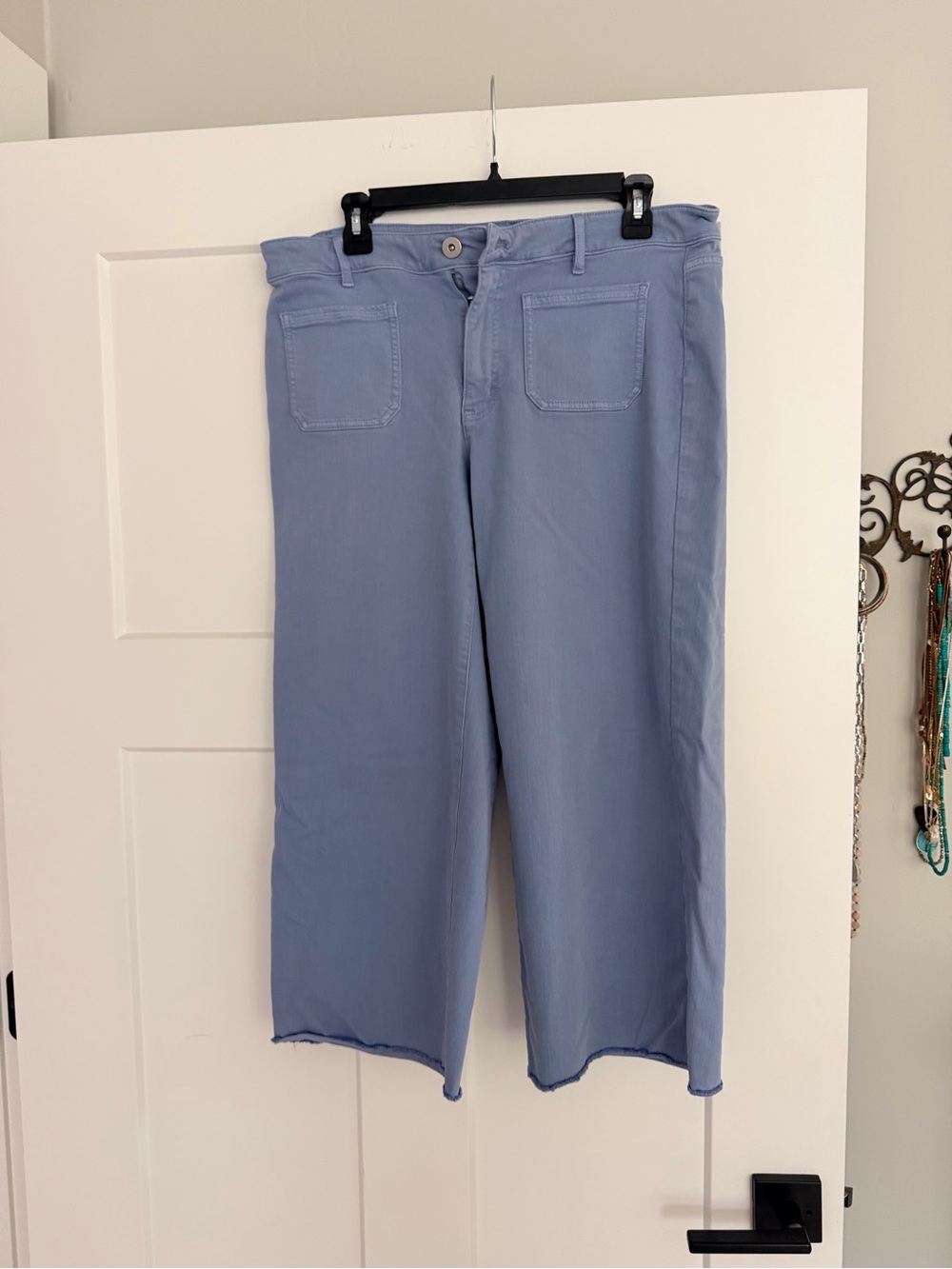 J. Jill Pastel Blue Wide-Leg Jeans